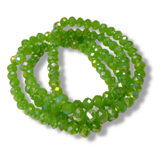 Chrome Green Crystal Bracelet