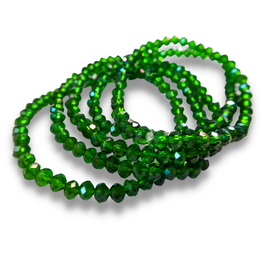 Deep Green Crystal Bracelet